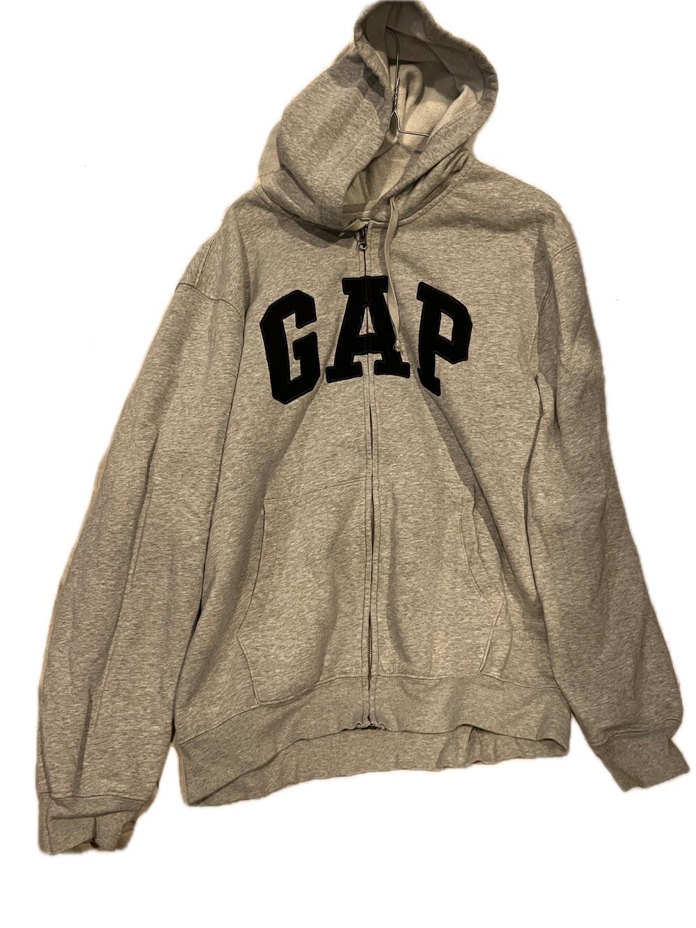 The Gap Gray Full Zip Up Hoodie Mens Large